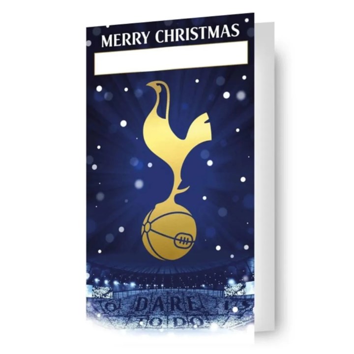 Tottenham Hotspur FC Christmas Card with Sticker Sheet