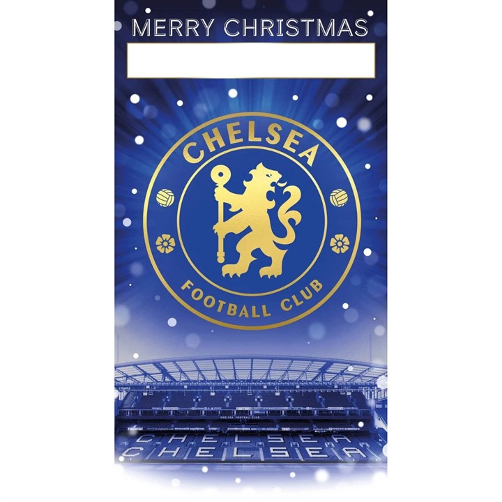 Chelsea FC Christmas Card with Sticker Sheet