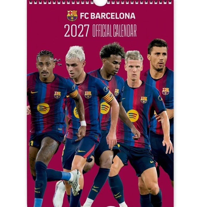 Barcelona FC A3 Calendar 2027